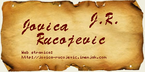 Jovica Rucojević vizit kartica
